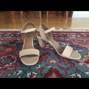 Nude Heeled Sandals